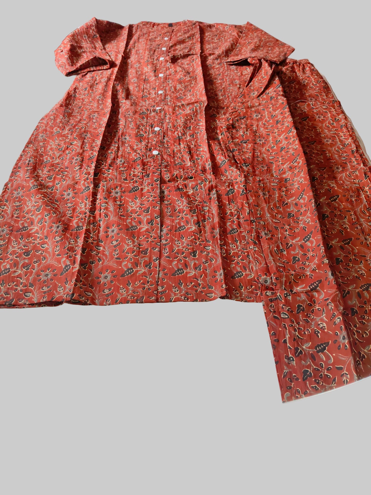 Rust Orange Kurta Set