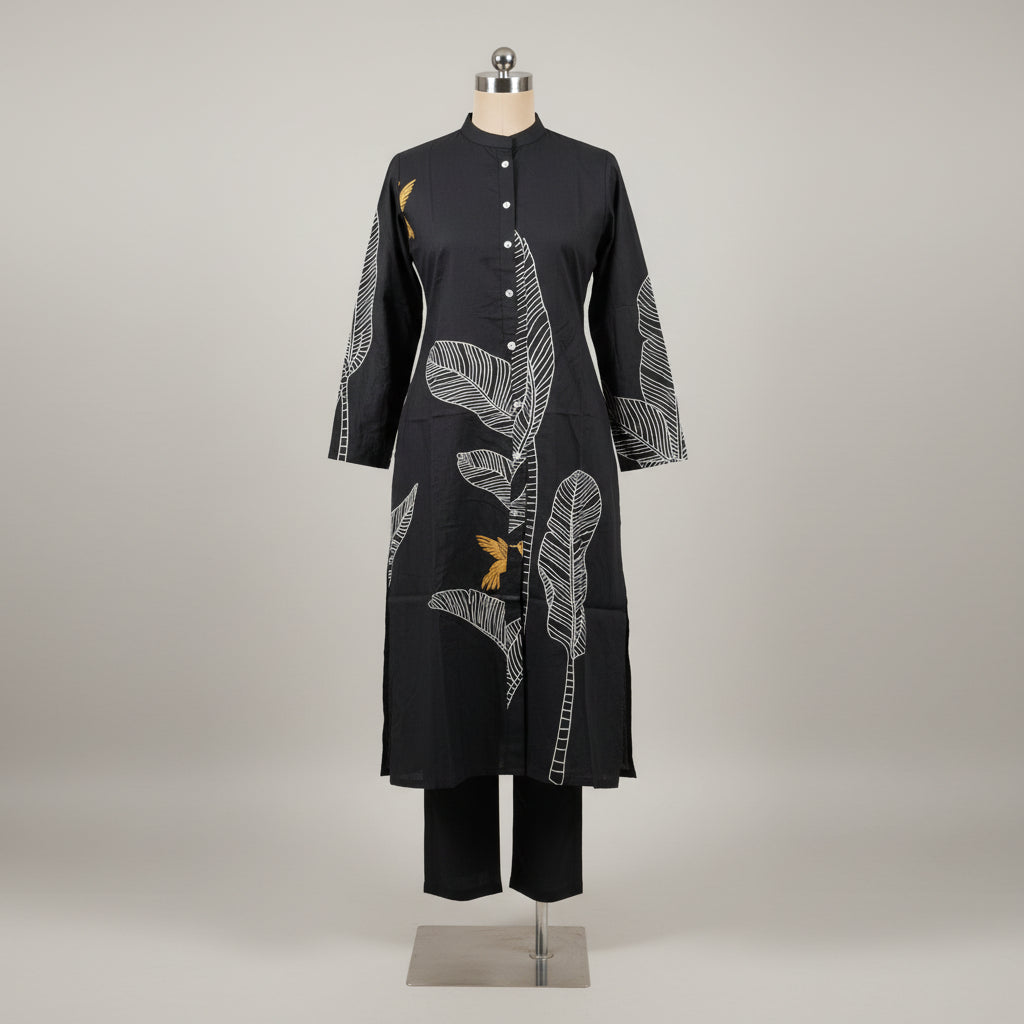 Black Kurta set