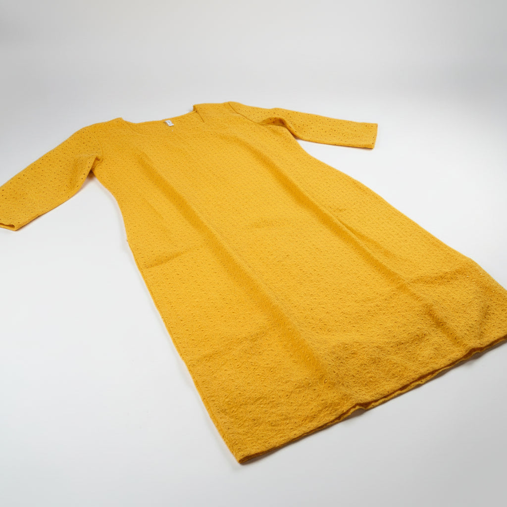 Yellow Hakoba Kurti