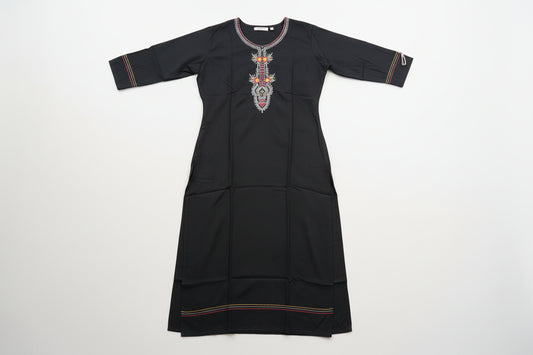 Black Rayon Kurti