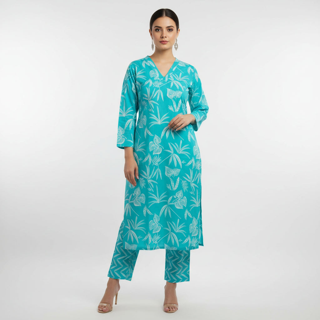 Sky Blue Kurta Set